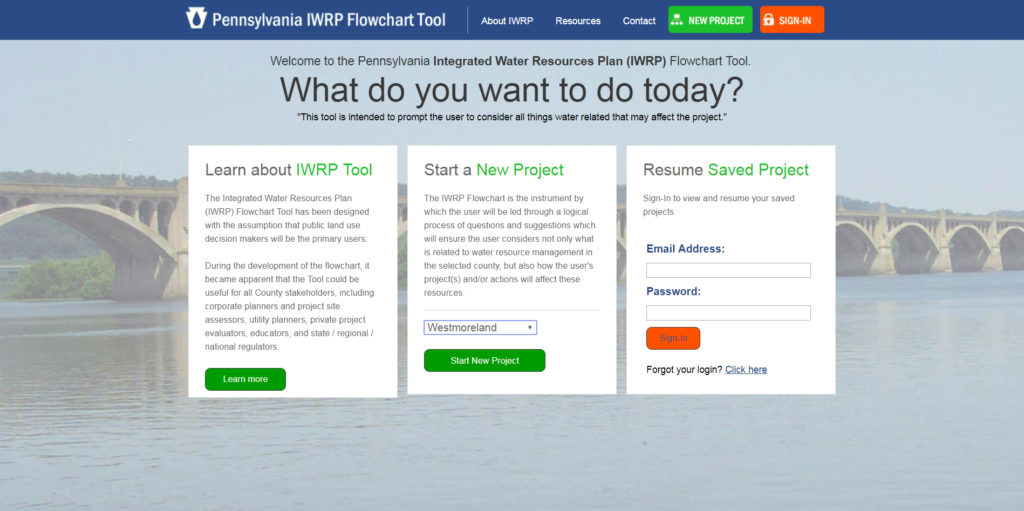 Access the Pennsylvania IWRP Flowchart Tool Here